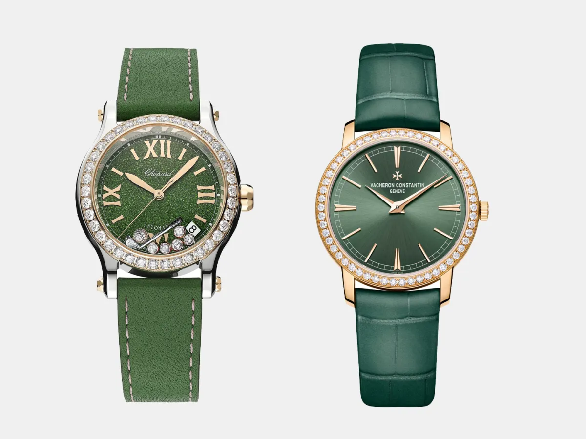 ساعة Manual-Winding من فاشرون كونستنتان Vacheron Constantin وساعة Happy Golf من شوبارد Chopard