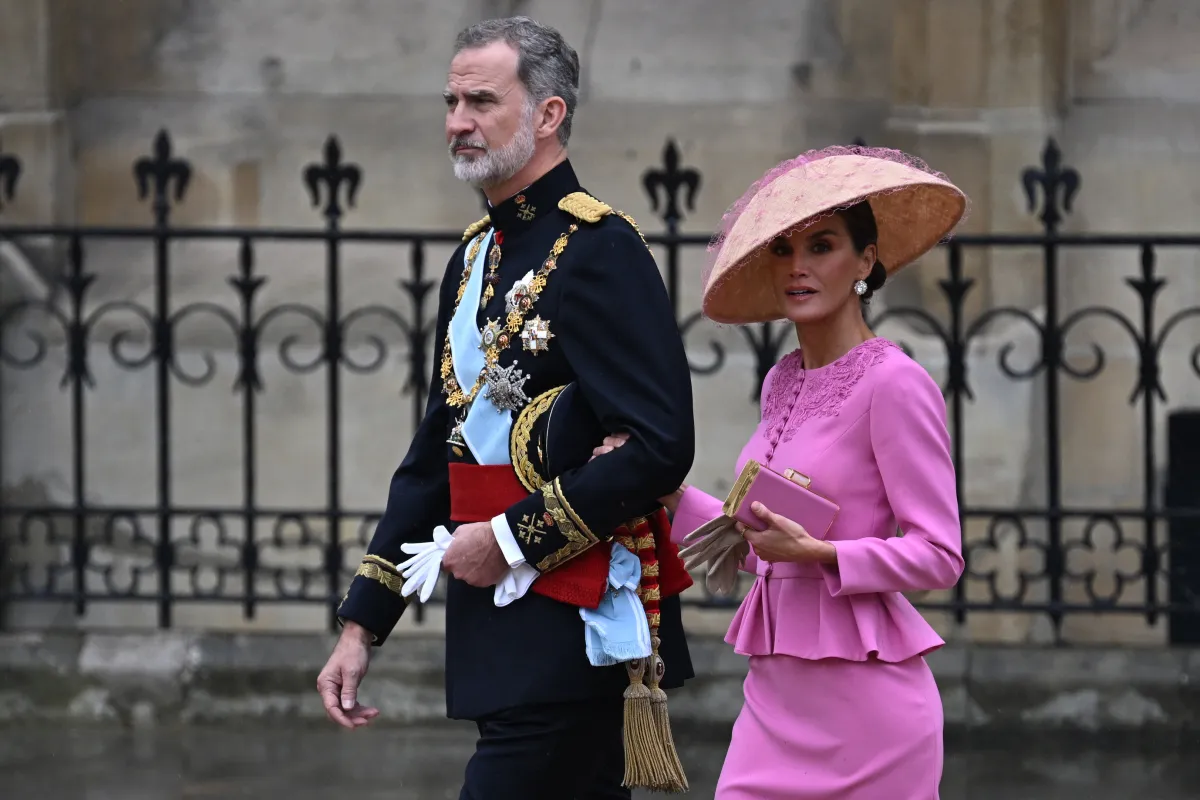 الملكة ليتيزيا Queen Letizia والملك فيليبي King Felipe (مصدر الصورة: Paul ELLIS / AFP)