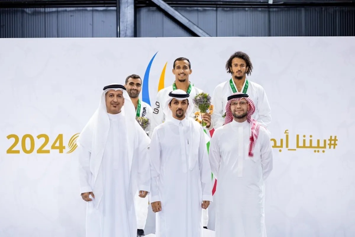 الفائزين في منافسات "الجوجيتسو" - الصورة من حساب دورة الألعاب السعودية على إكس