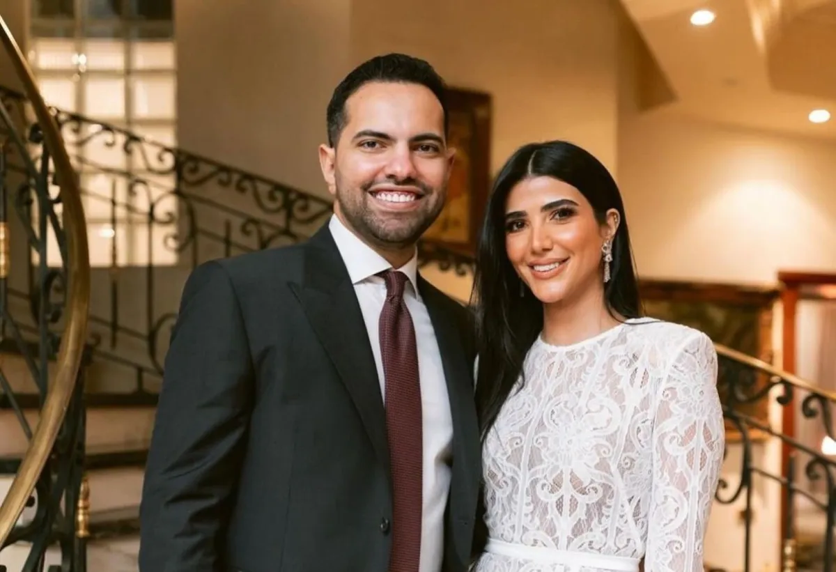 ريم سامي وزوجها- الصورة من حسابها على إنستغرام