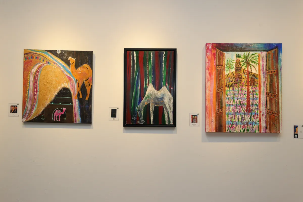 معرض فني للدكتورة إلهام ريس