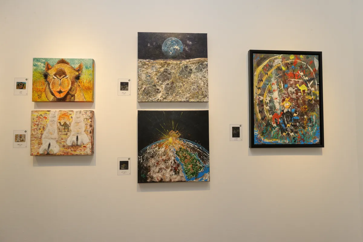 معرض فني للدكتورة إلهام ريس