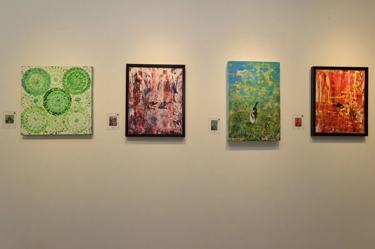 معرض فني للدكتورة إلهام ريس