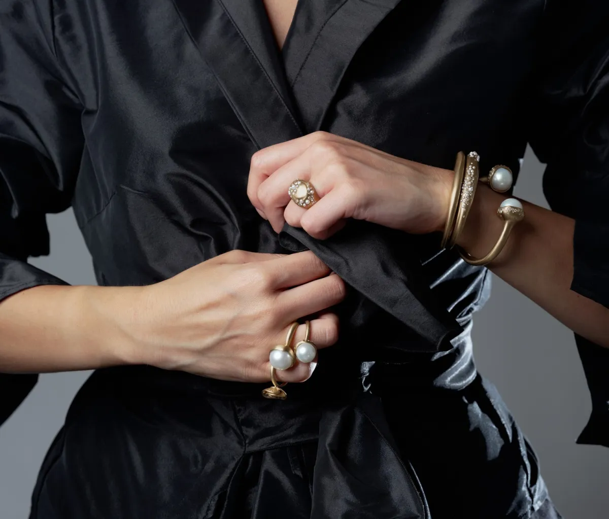 مجوهرات ندى غزال - الصورة من مكتب العلاقات الإعلامية للمصممة