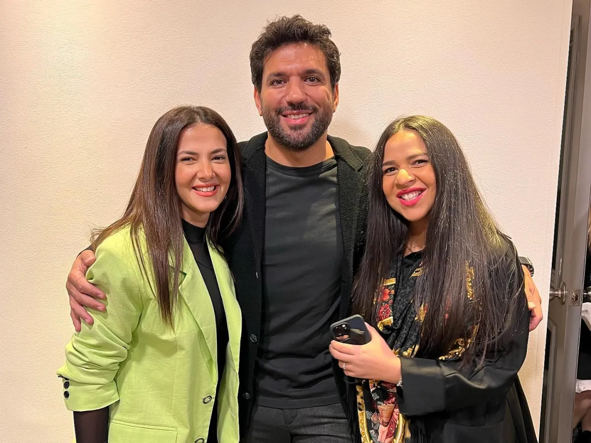 دنيا وإيمى سمير غانم وحسن الرداد- الصورة من حساب دنيا على إنستغرام 