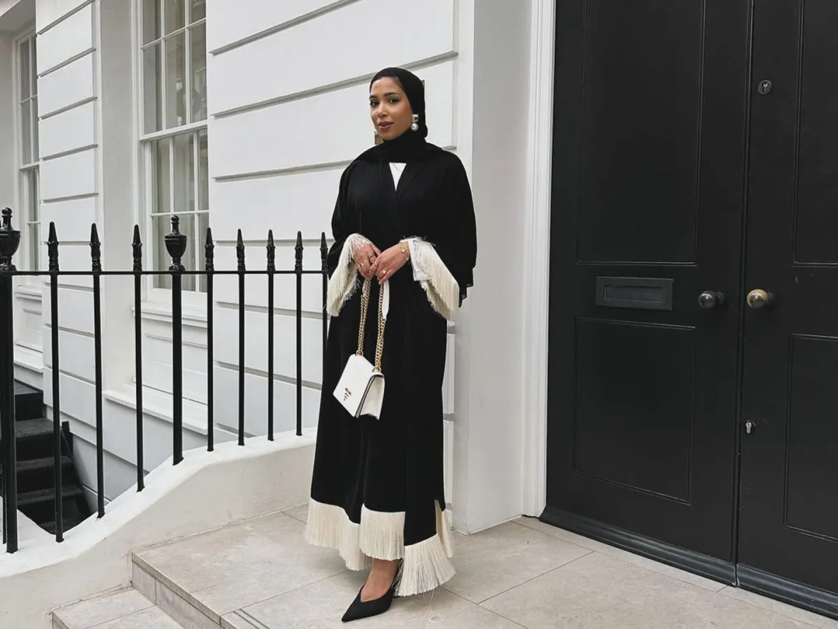 مدونة الموضة نعيمة بيجوم - الصورة من حسابها على إنستغرام