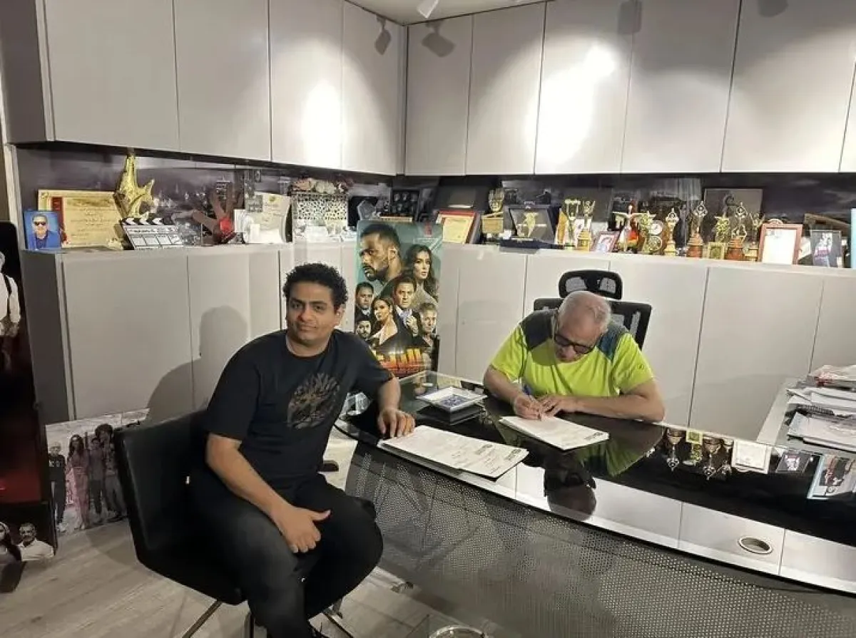 أحمد السبكي ومحمد صلاح العزب - الصورة من حساب المؤلف على فيسبوك