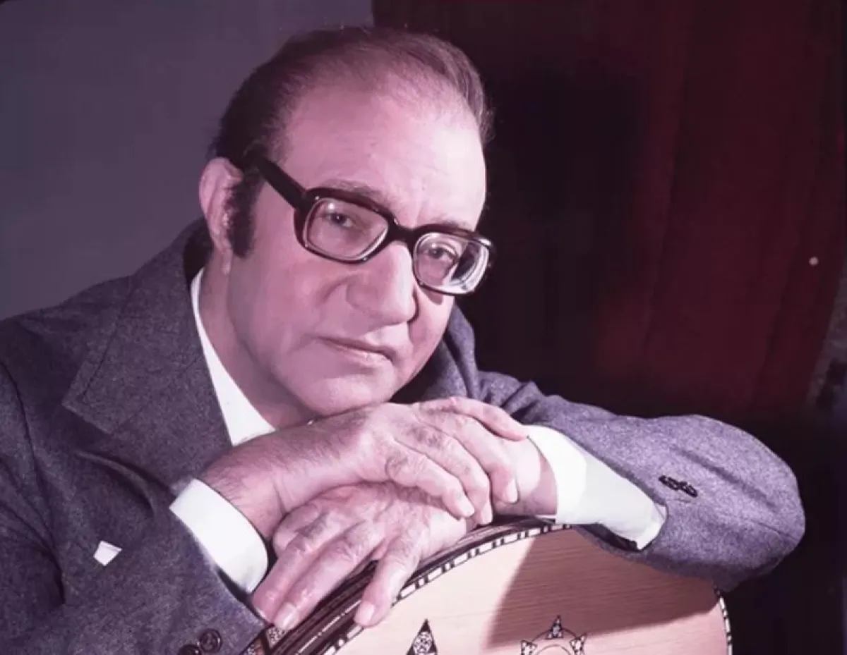 الموسيقار محمد عبد الوهاب- الصورة من معهد الموسيقى العربية