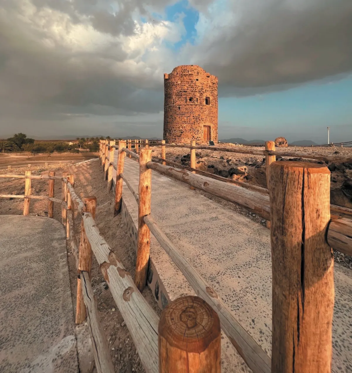 قلعة دبا الحصن. الصورة من الحساب الرسمي لهيئة الشارقة الآثار على منصة x