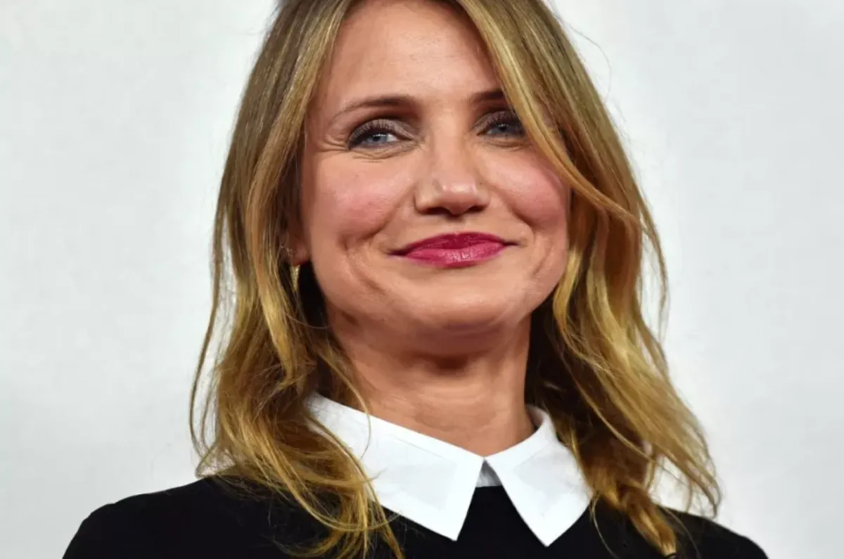 كاميرون دياز Cameron Diaz خلال عرض فيلم "Annie" عام 2014 (مصدر الصورة: BEN STANSALL and BEN STANSALL / AFP)