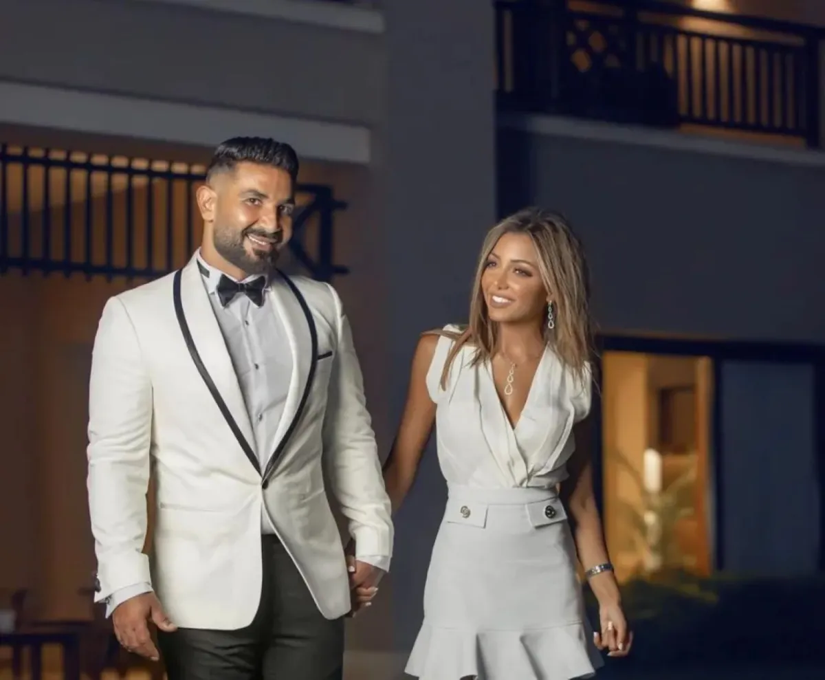 علياء بسيوني وأحمد سعد- الصورة من حساب أحمد سعد على انستغرام