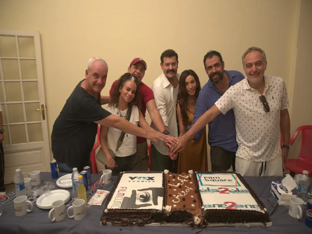 أبطال وصناع فيلم درويش- الصورة من المكتب الإعلامي للشركة المنتجة