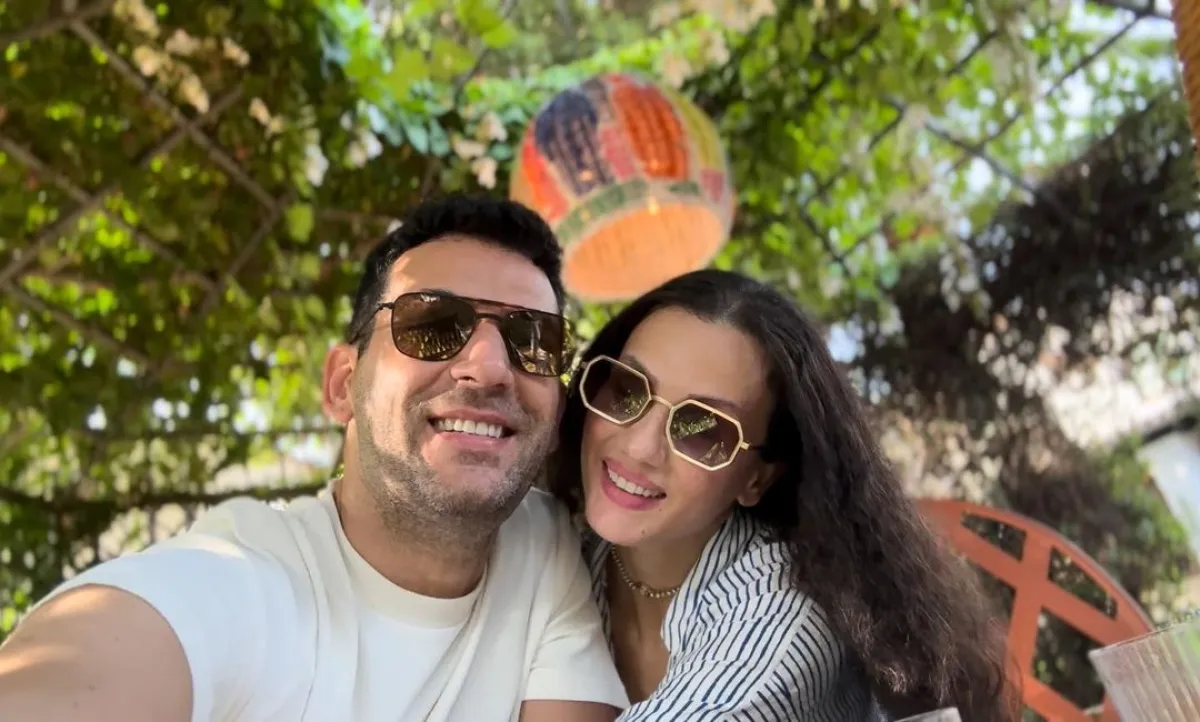 مراد يلديريم وزوجته إيمان الباني- الصورة من حساب إيمان على إنستغرام