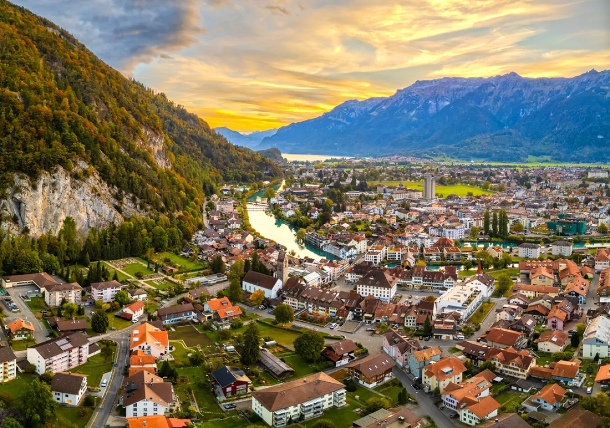 إطلالة على إنترلاكن 