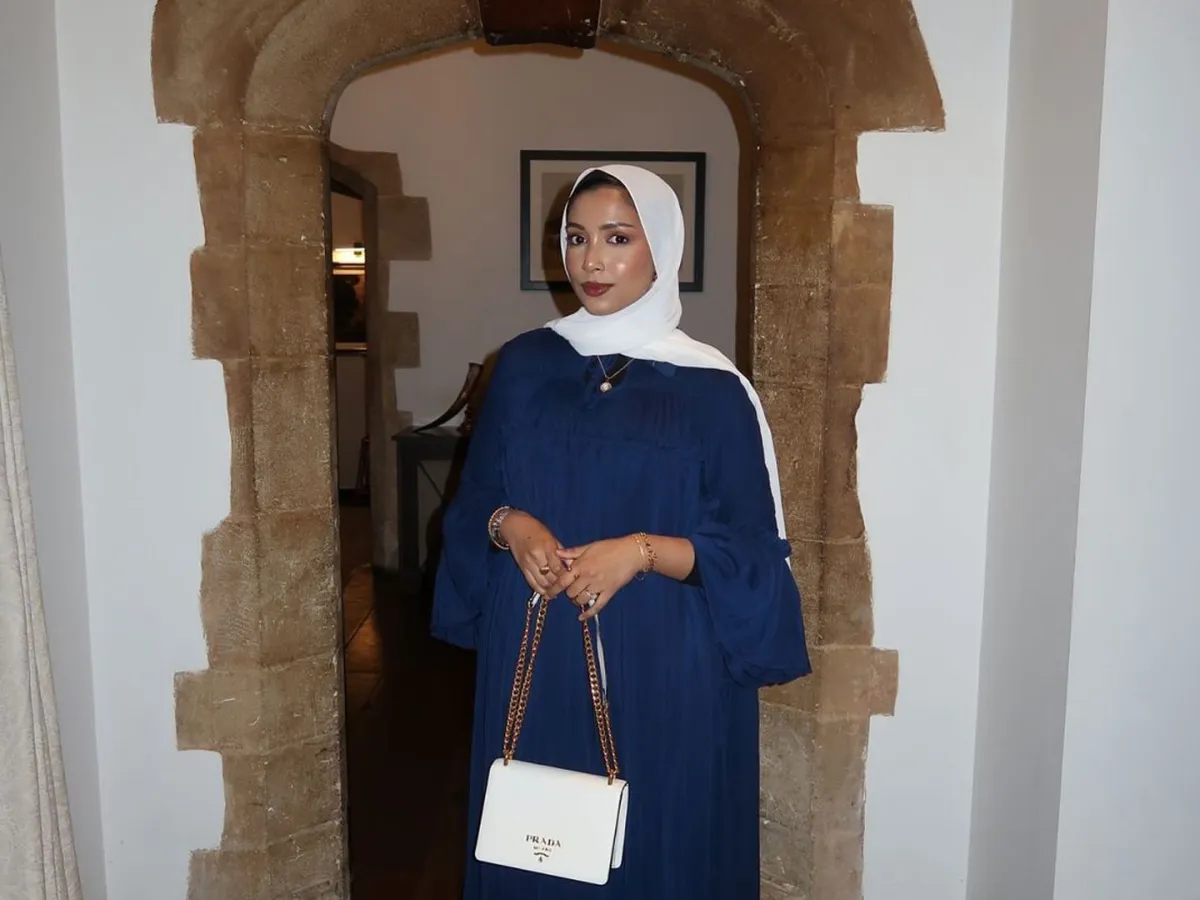 مدونة الموضة نعيمة بيجوم - الصورة من حسابها على إنستغرام