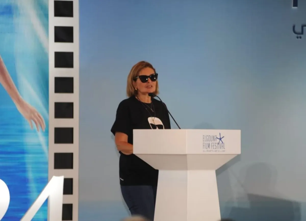 يسرا - الصورة من المركز الإعلامي لمهرجان الجونة