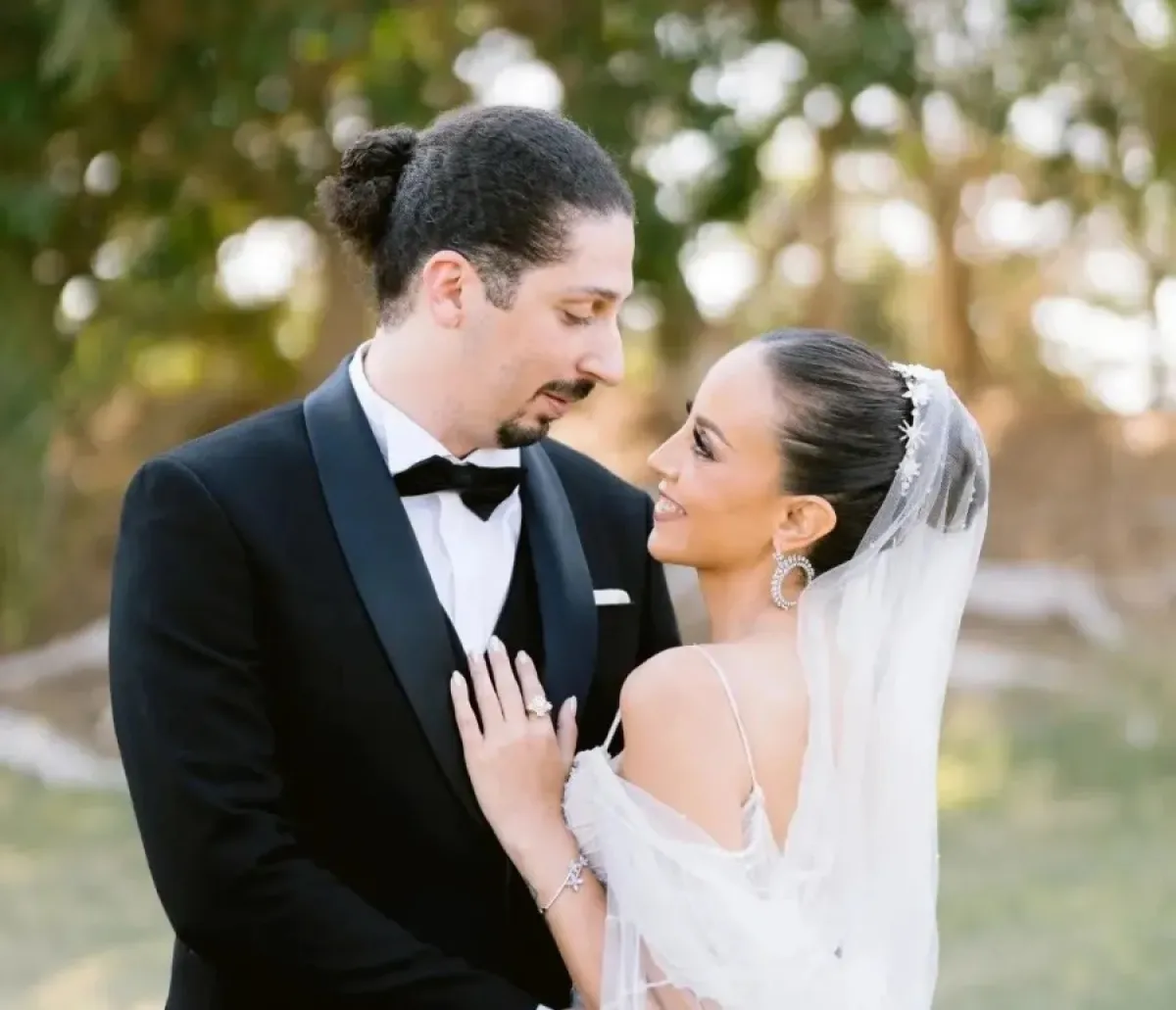 الصورة الرسمية لحفل زفاف مريم الخشت- مصدر الصورة إدارة أعمالها