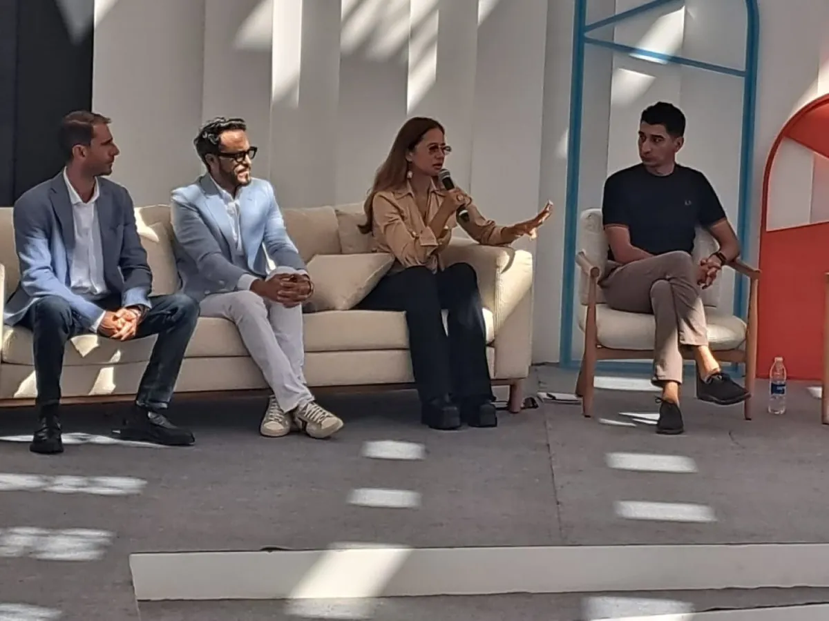 نيللي كريم تتحدث عن أعمالها الفنية ضمن الجلسة الحوارية بمهرجان الجونة- الصورة خاصة بسيدتي من تصوير سيد أحمد