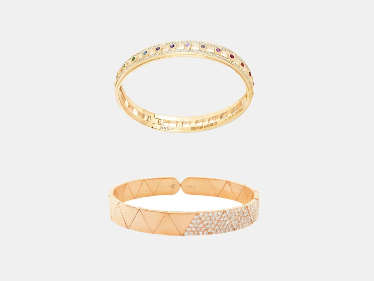 اساور ذهبية