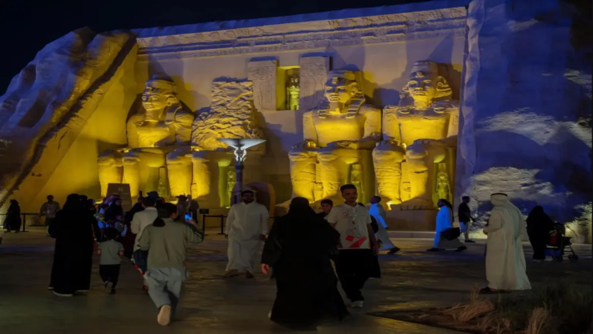 موسم الرياض 2024: مغامرة درب الهرم في منطقة مصر تجذب الزوار في بوليفارد وورلد