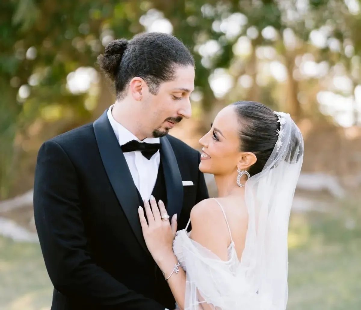 الصورة الرسمية لحفل زفاف مريم الخشت - مصدر الصورة إدارة أعمالها