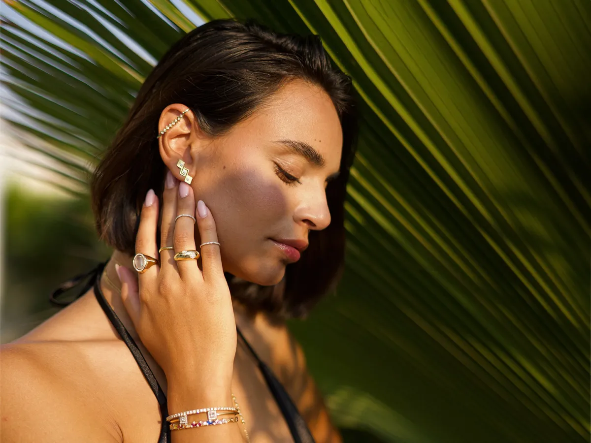 مجوهرات نادين فقيه -الصورة من مكتب العلاقات العامة للعلامة