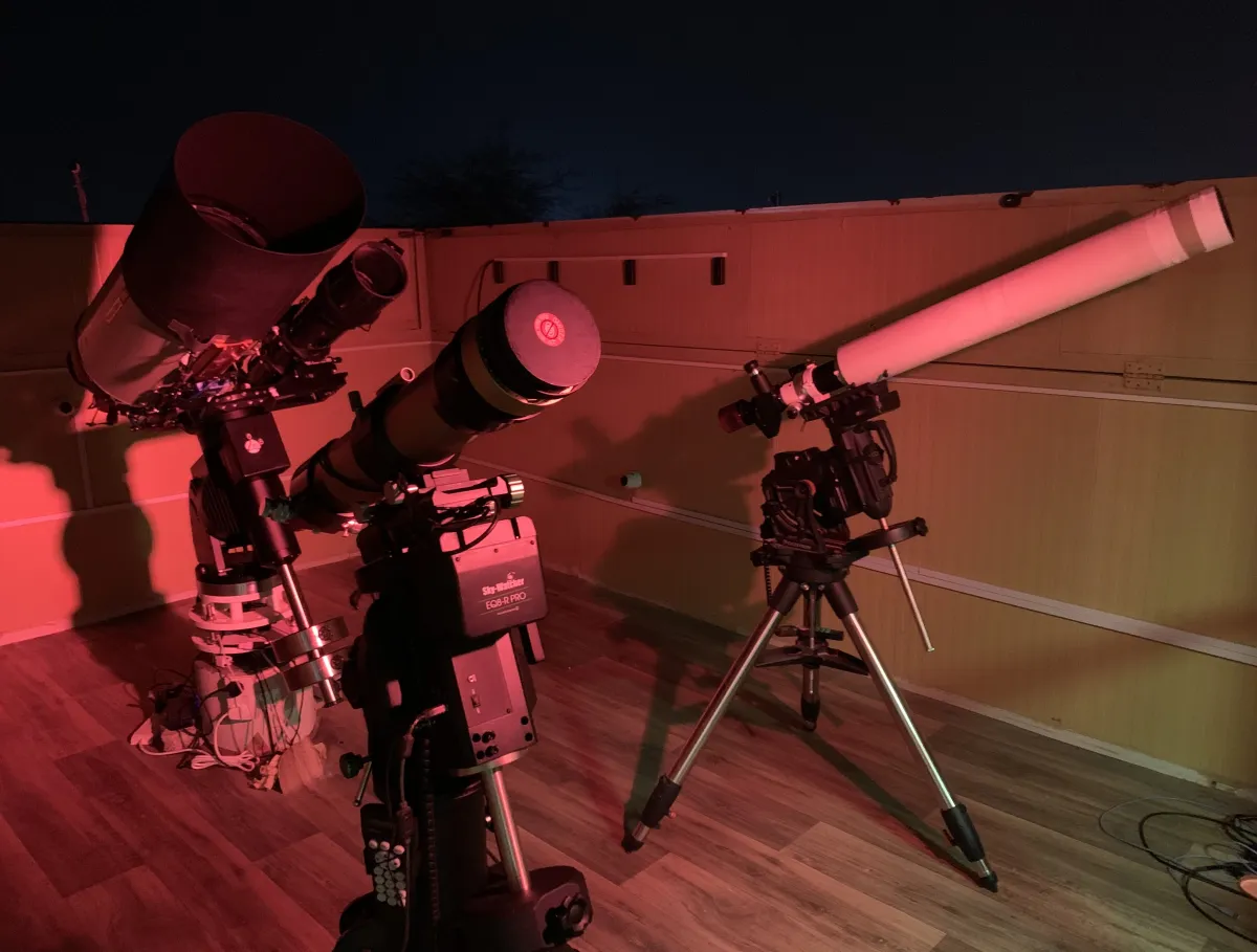 مرصد الختم الفلكي في أبوظبي. الصورة من الحساب الرسمي لمركز الفلك الدولي على منصة x