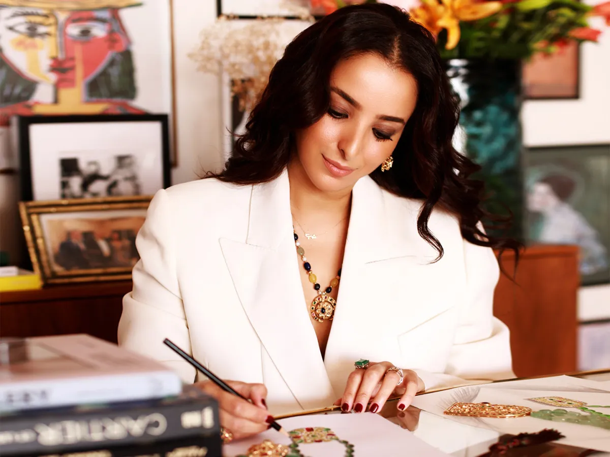 يسرا نيشان مصممة مجوهرات Dihyan - الصورة من مكتب العلاقات العامة للعلامة