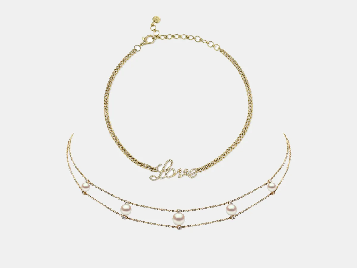 سلاسل تشوكر ذهب