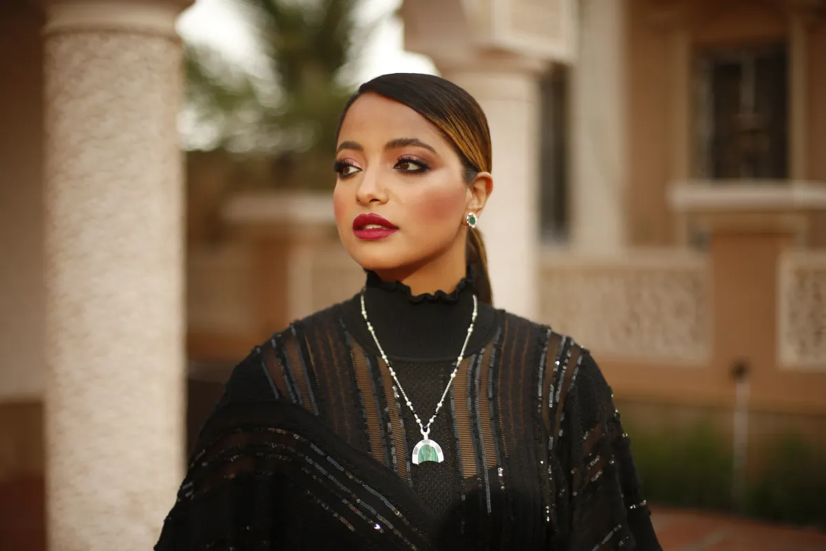 مجوهرات حنين صابر- الصورة من مكتب العلاقات العامة للعلامة 