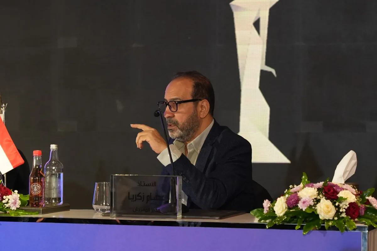 عصام زكريا مدير المهرجان - الصورة من صفحة مهرجان القاهرة السينمائي على فيسبوك