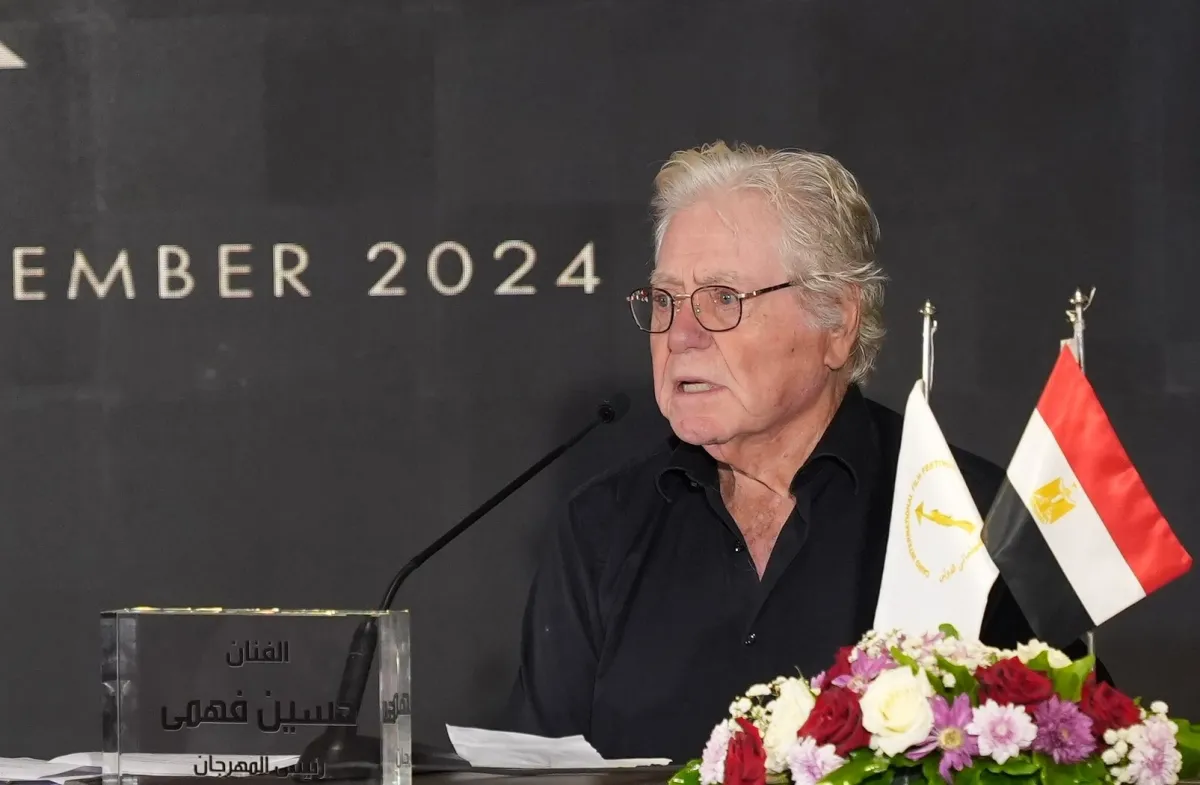 حسين فهمي رئيس مهرجان القاهرة السينمائي- الصورة من صفحة المهرجان على فيسبوك