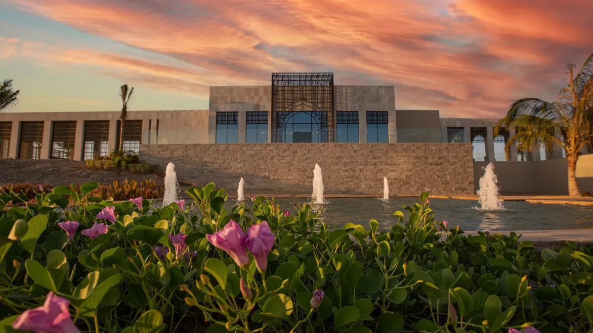 لقطة لمنتجع أليلا حينو مرباط وقت المغيب