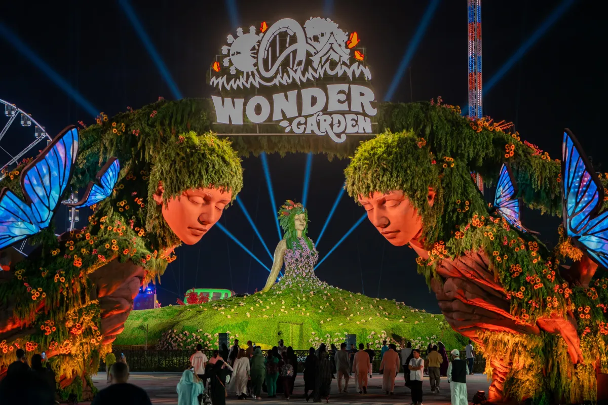 افتتاح منطقة وندر جاردن في موسم الرياض