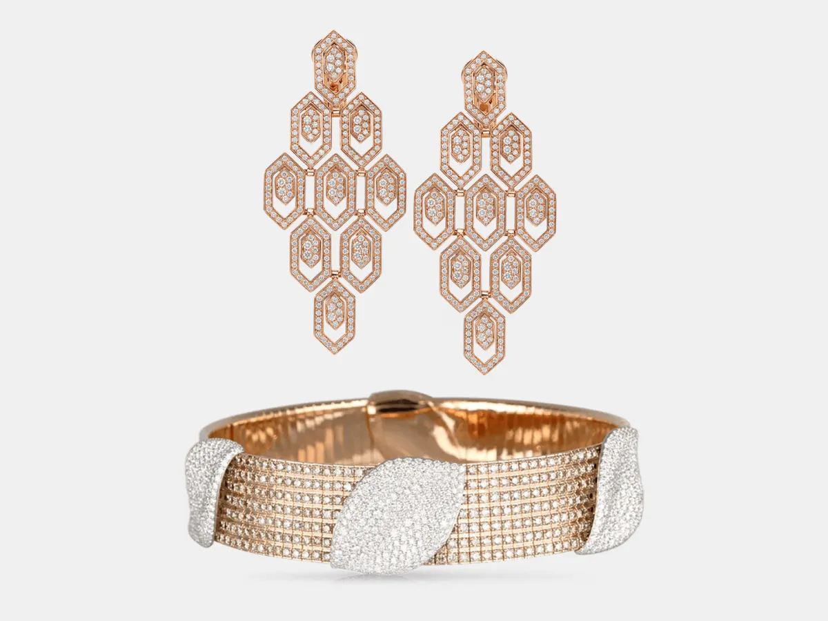 مجوهرات لفستان الزفاف الشتوي