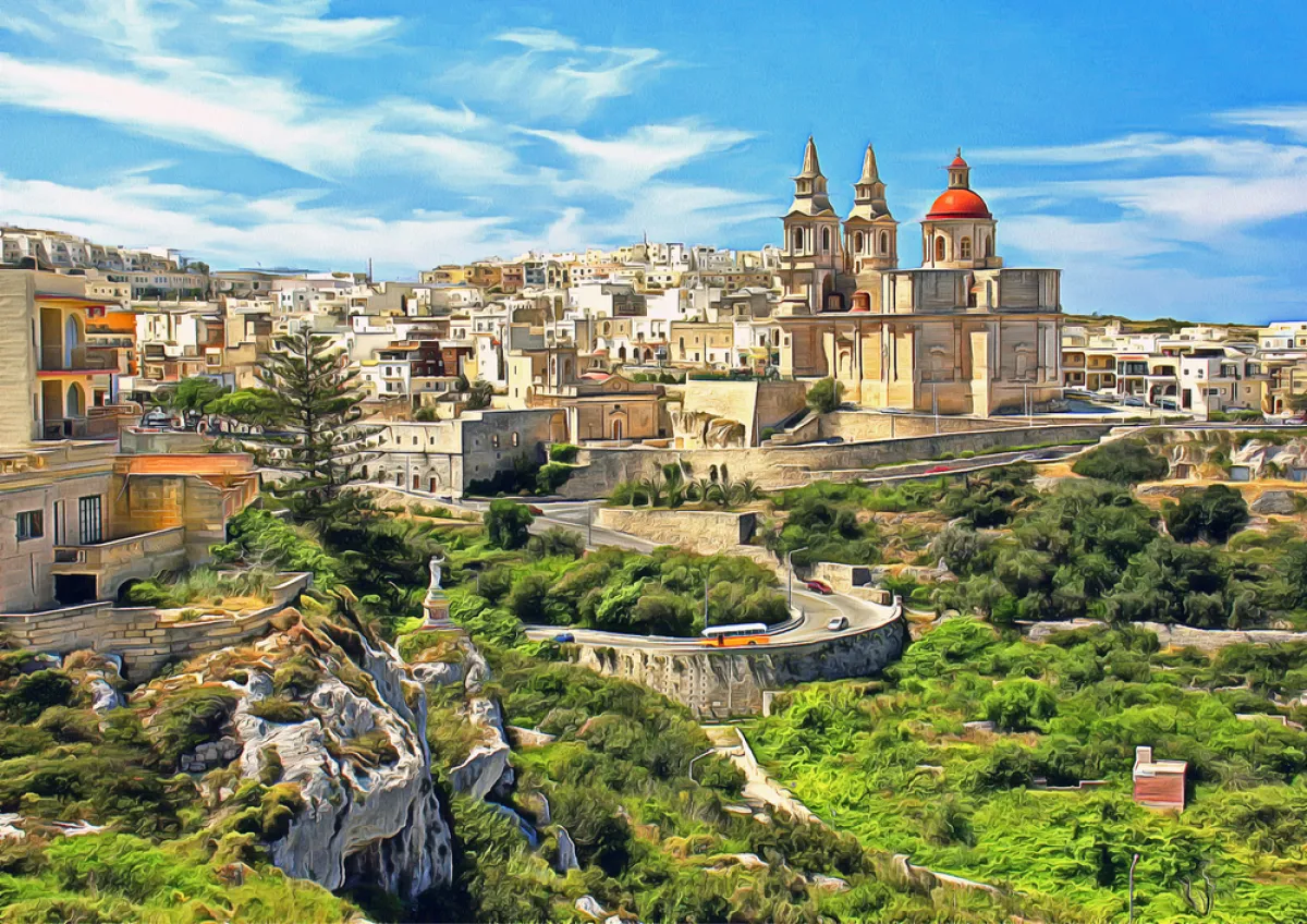 لقطة لمدينة ميليها 