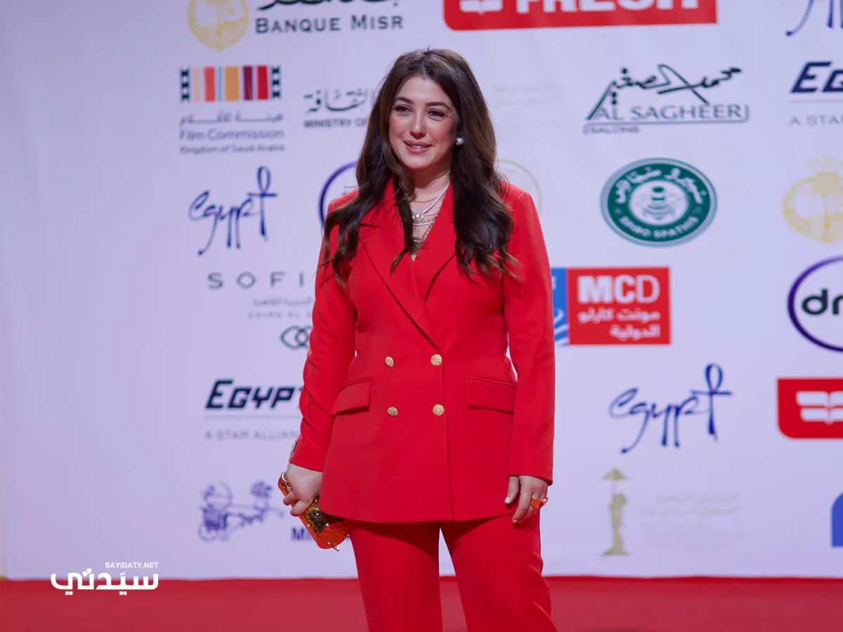 كندة علوش في مهرجان القاهرة السينمائي - تصوير ندى محسن - خاص سيدتي