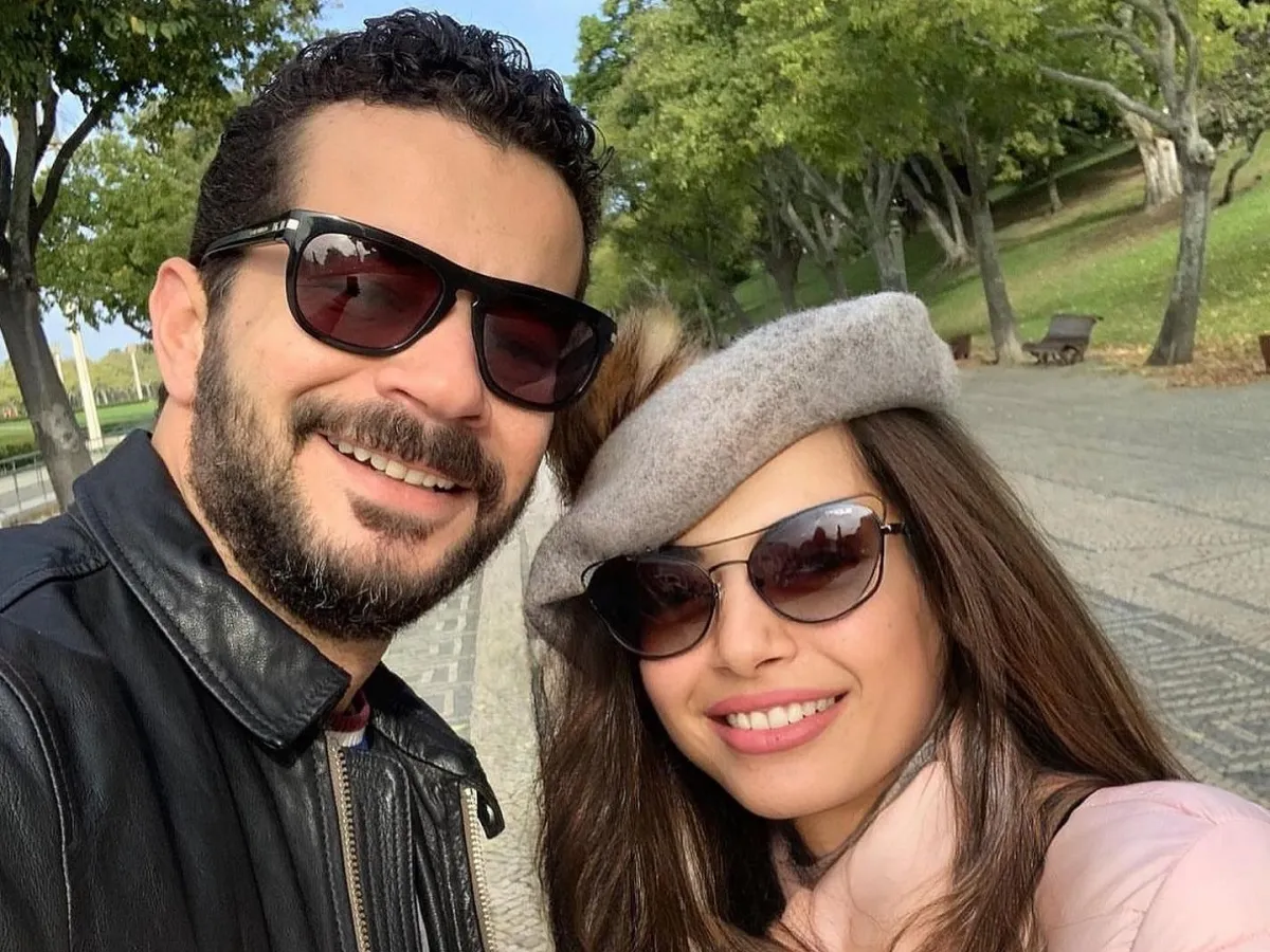 داليا مصطفى وشريف سلامة - الصورة من حساب الفنان شريف سلامة على إنستغرام