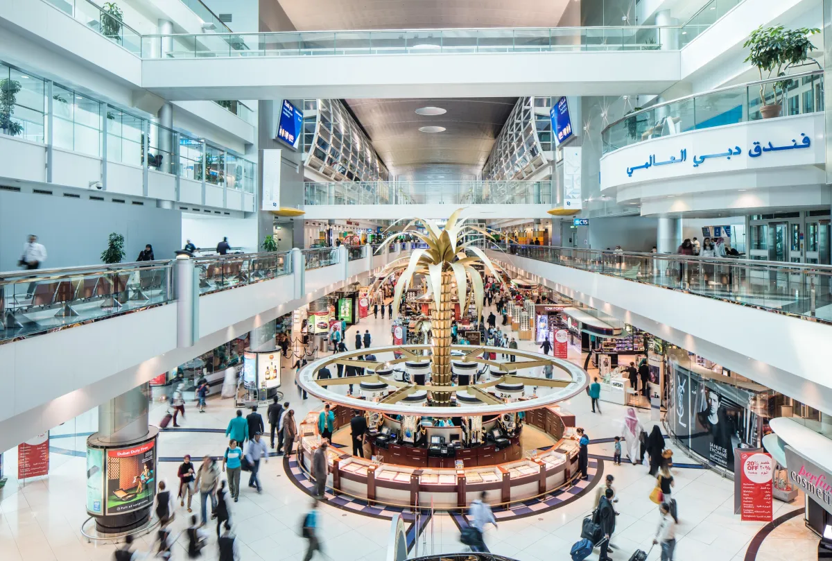 مطار دبي الدولي. الصورة من مكتب دبي الإعلامي