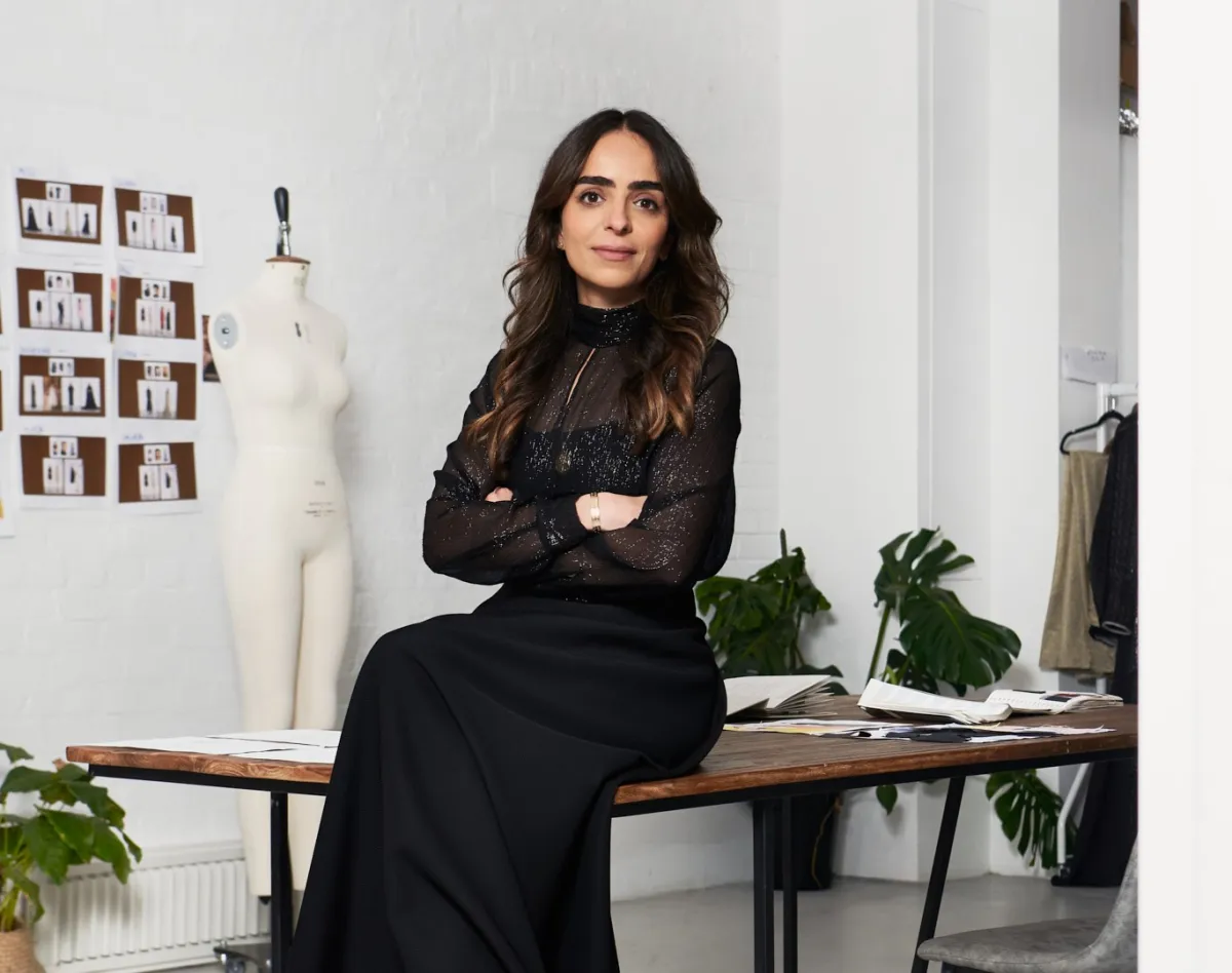  المصممة السعودية نوف الراشد  صاحبة علامة نارما House of Narma - الصورة من مكتب العلاقات العامة للعلامة 