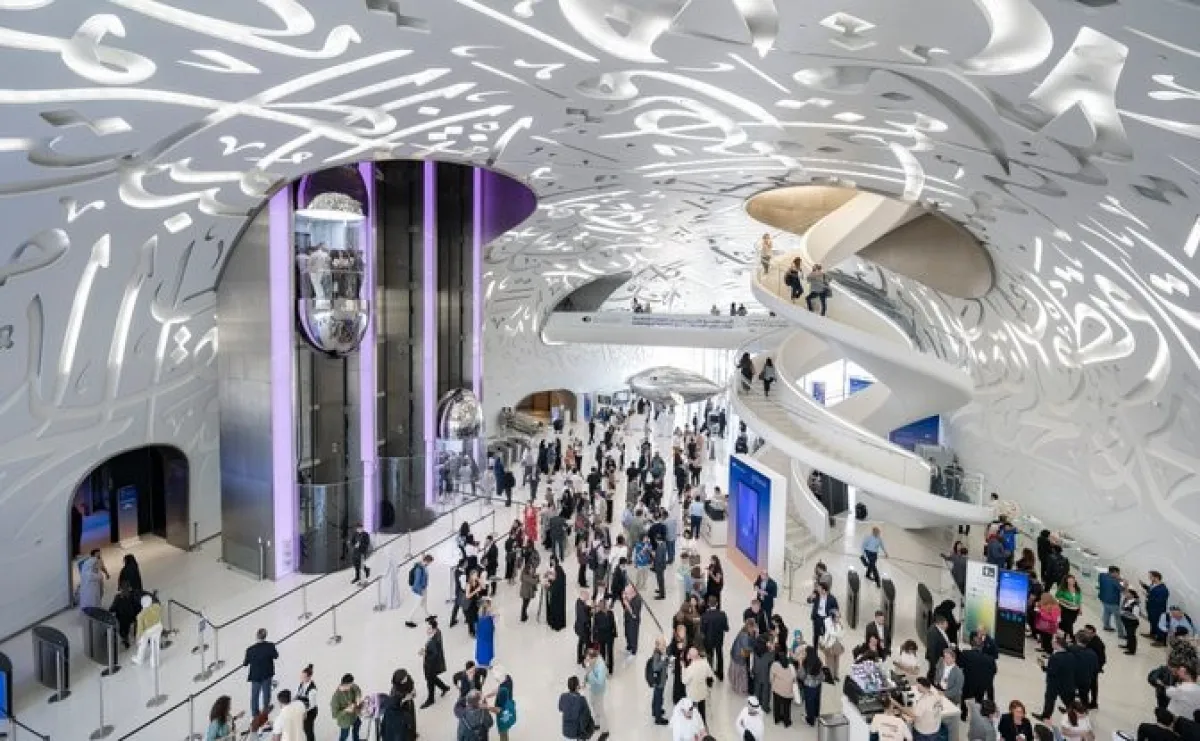 انطلاق منتدى دبي للمستقبل في متحف المستقبل. الصورة من مكتب دبي الإعلامي