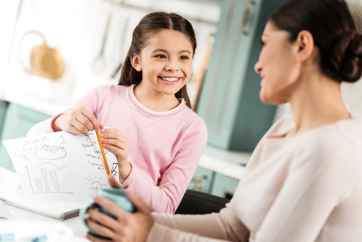 صورة لأم مع ابنتها