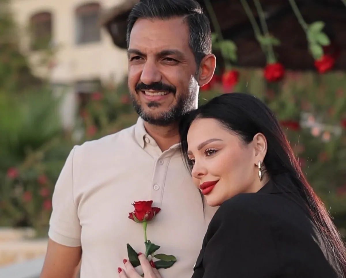 ديانا كرزون وزوجها معاذ العمري- الصورة من حسابها على إنستغرام