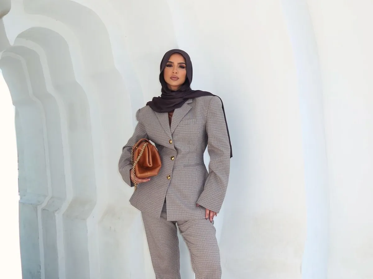 مدونة الموضة سهى طه -الصورة من حسابها على إنستغرام