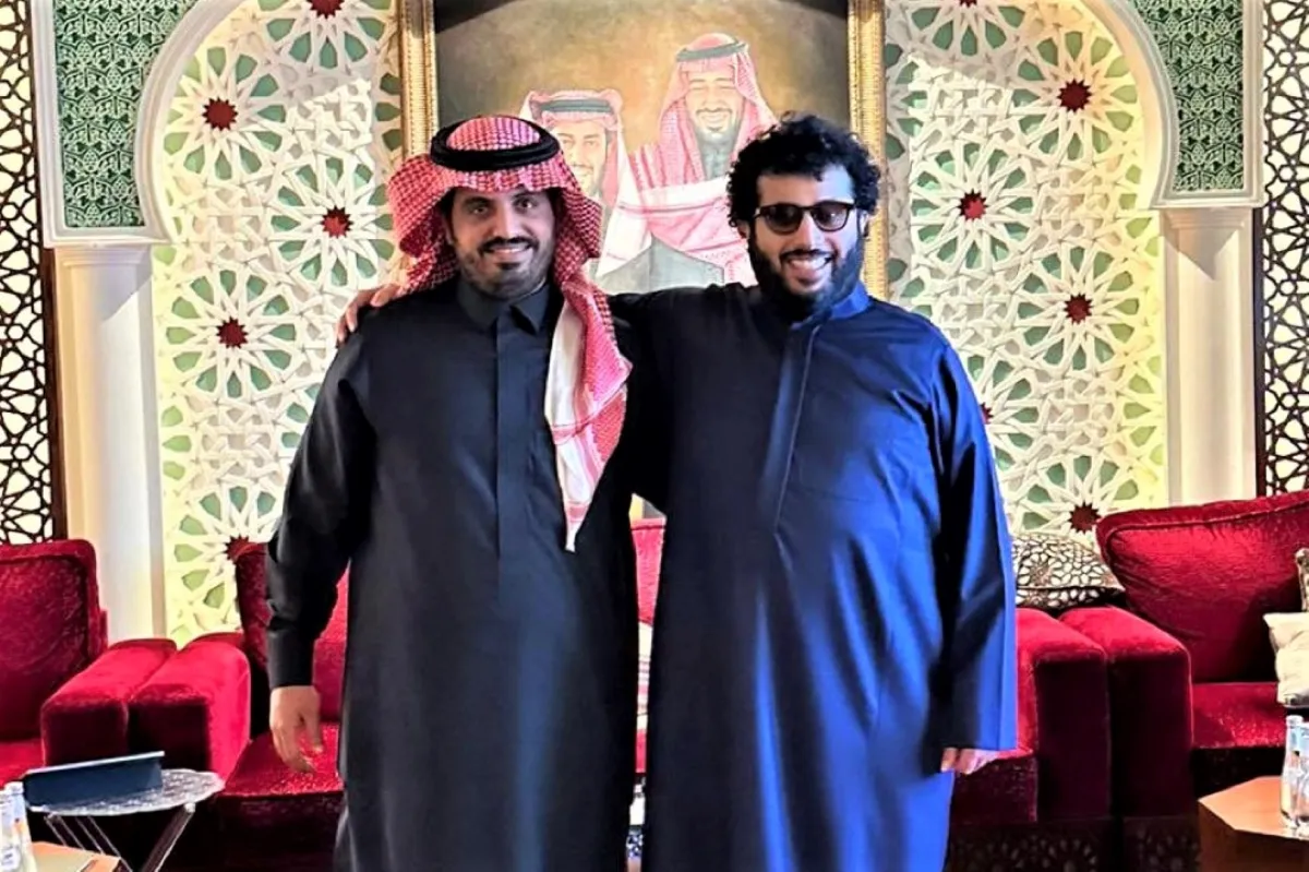 نواف الجبرتي وتركي ال الشيخ -الصورة من حسابه على الانستغرام