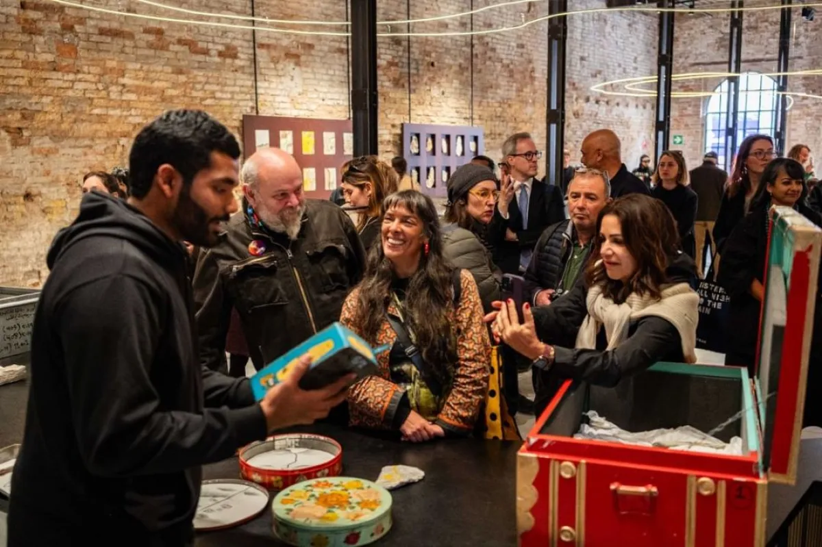 من مشاركة الجناح الإماراتي في بينالي البندقية