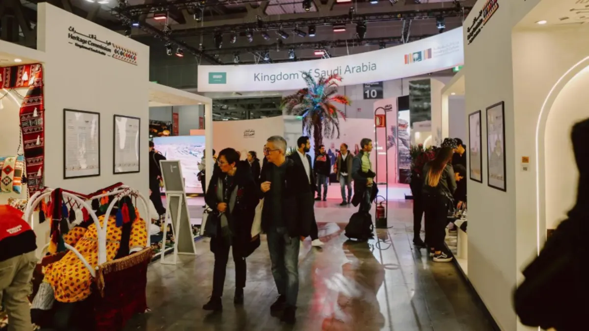 الجناح الوطني السعودي يبرز الاهتمام بعناصر التراث ونوافذ الفكر