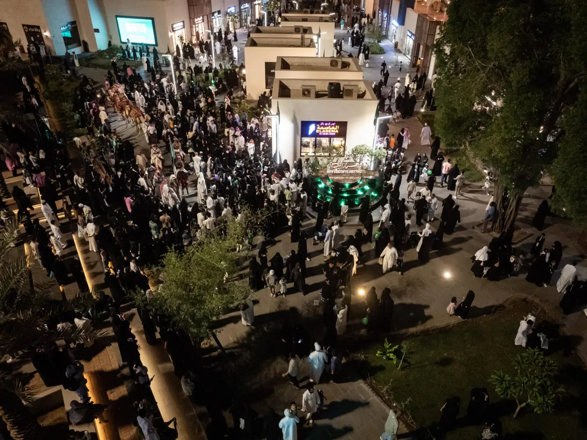 فعاليات إجازة الخريف تحتضن سلسة من التجارب الإثرائية - الصورة من حساب حي حراء الثقافي على فيسبوك ضمن فعاليات اليوم الوطني