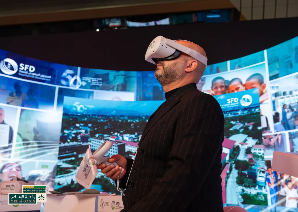 تدشين منصة سعوديبيا في النسخة الثامنة من واحة الإعلام - الصورة من حساب وزارة الإعلام على إكس