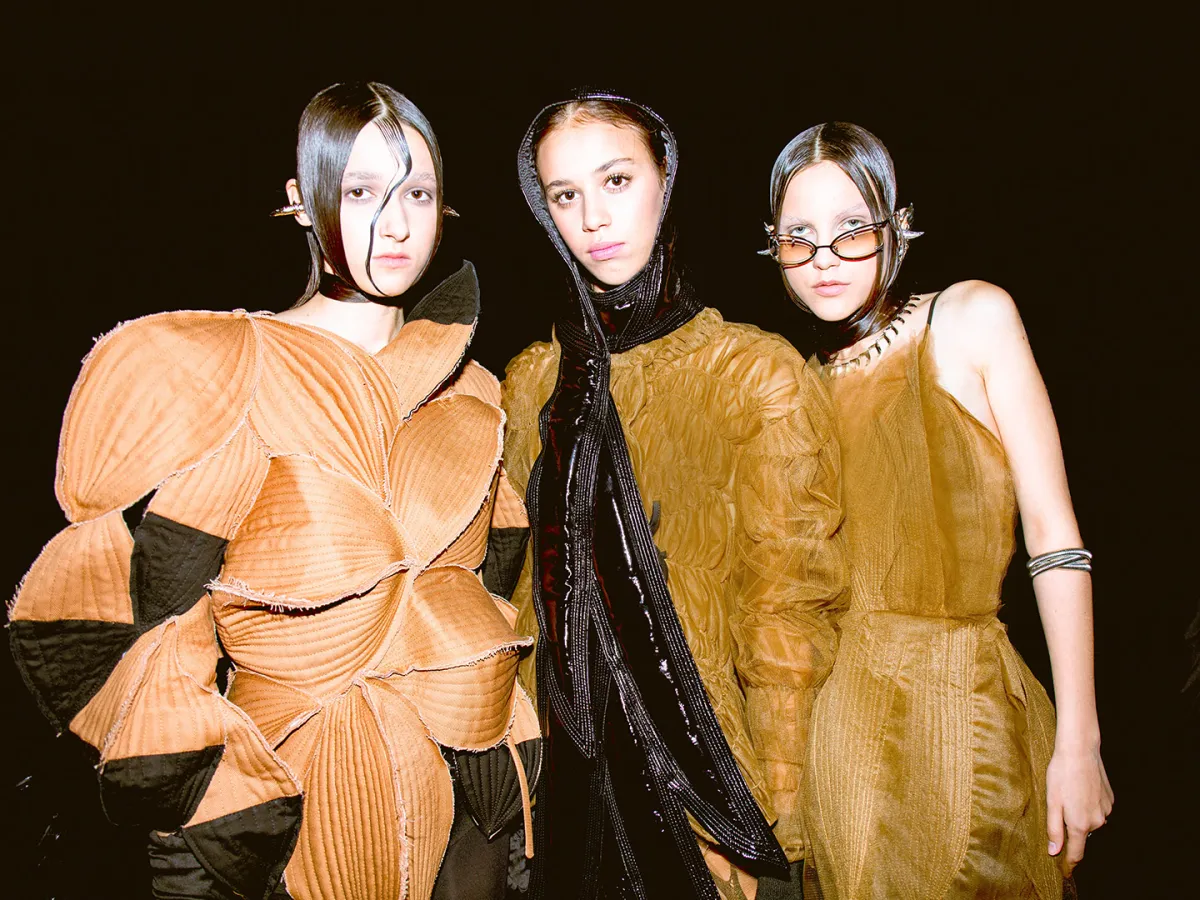 من عرض أزياء علامة زازا Za Za خلال أسبوع الموضة في موسكو -الصورة من مكتب العلاقات العامة للعلامة  